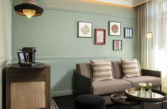 junior suite in a luxury hotel in Strasbourg