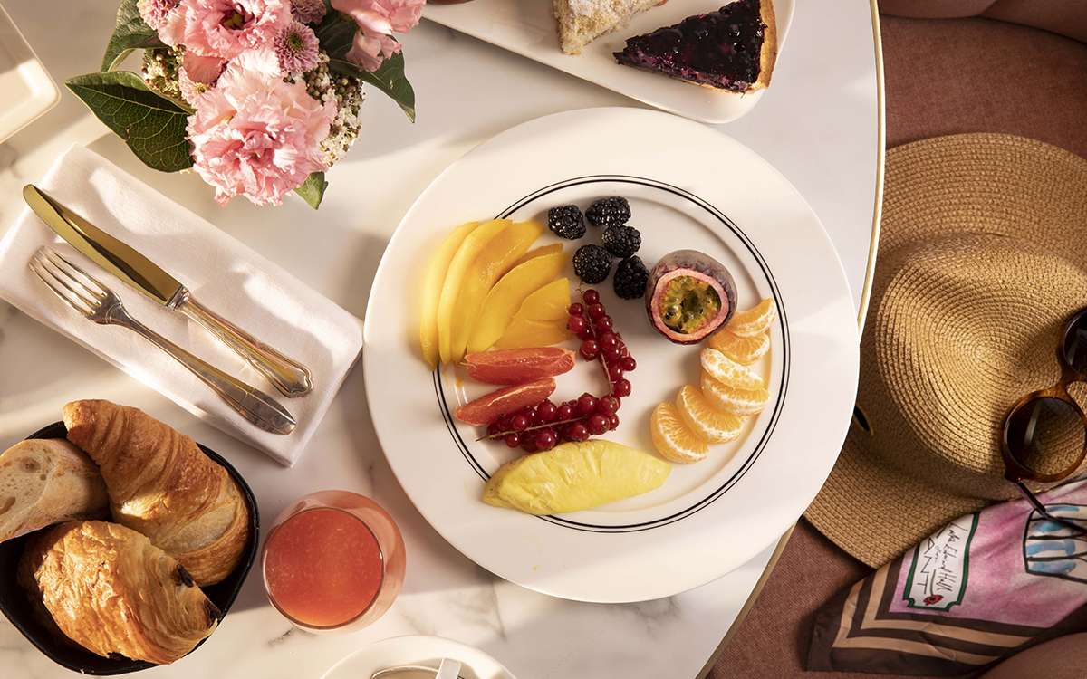 Assiette de fruits pour le brunch, Strasbourg centre ville