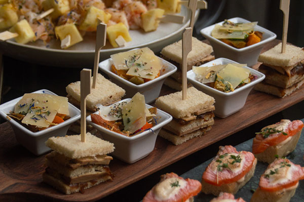 Company banquet and business meal in a hotel in Strasbourg