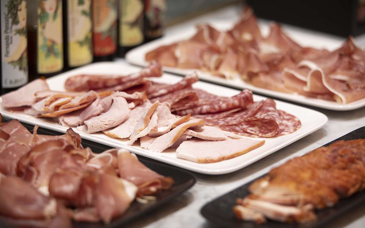 Assiette de charcuterie pour le brunch, Strasbourg centre ville